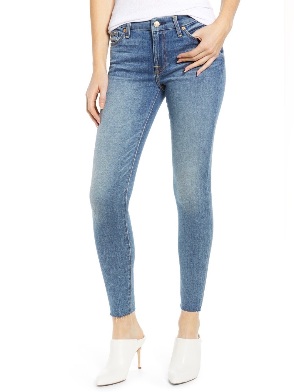 Seven 7 Jeans Weekend Slim Fit Jean Raw Edge Hem